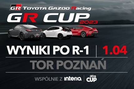 Wyniki TOYOTA GR CUP 2023 po 1. rundzie na Torze Poznań